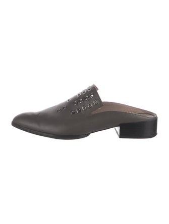 Donald Pliner Leather Mules