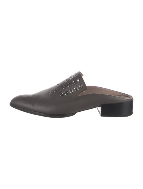 Donald Pliner Leather Mules