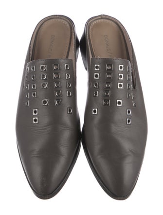 Donald Pliner Leather Mules