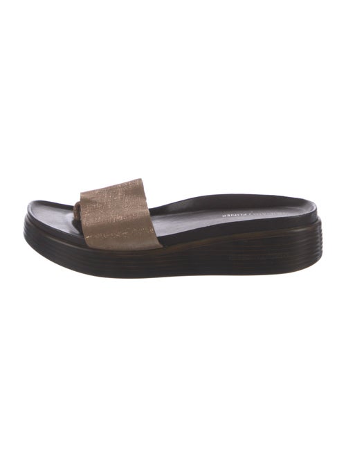 Donald Pliner Leather Slides