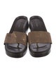 Donald Pliner Leather Slides
