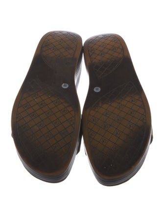 Donald Pliner Leather Slides