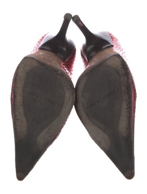 Donald Pliner Leather Animal Print Pumps