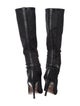 Donald Pliner Suede Leather Trim Embellishment Boots