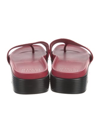 Donald Pliner Embossed Leather Slides
