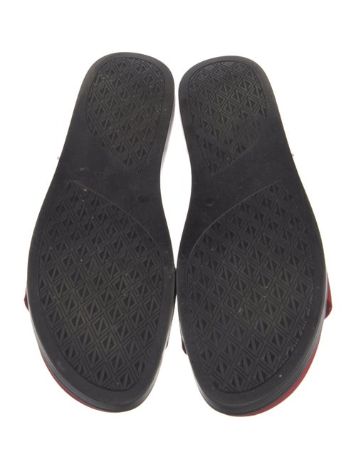 Donald Pliner Embossed Leather Slides