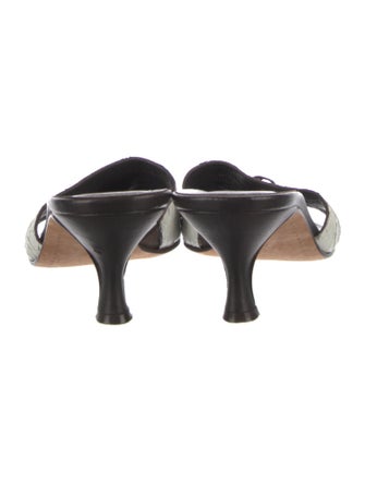 Donald Pliner Leather Slides