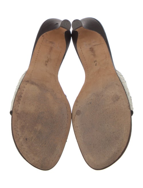 Donald Pliner Leather Slides