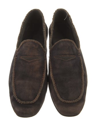 Donald Pliner Suede Dress Loafers