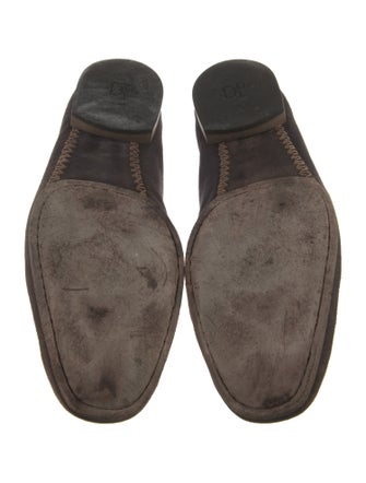 Donald Pliner Suede Dress Loafers
