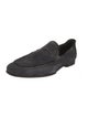 Donald Pliner Suede Raw-Edge Trim Dress Loafers