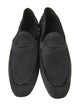 Donald Pliner Suede Raw-Edge Trim Dress Loafers