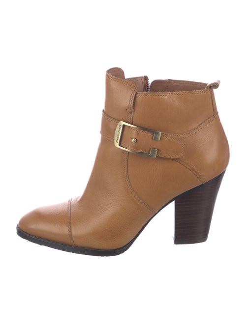 Donald Pliner Leather Colorblock Pattern Boots