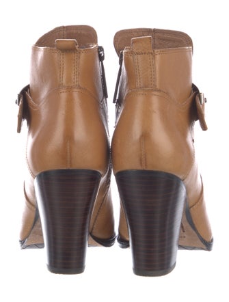 Donald Pliner Leather Colorblock Pattern Boots