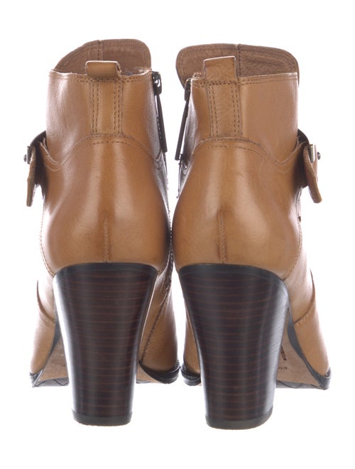 Donald Pliner Leather Colorblock Pattern Boots