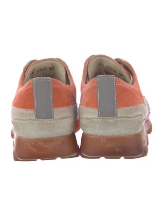 Donald Pliner Suede Printed Sneakers