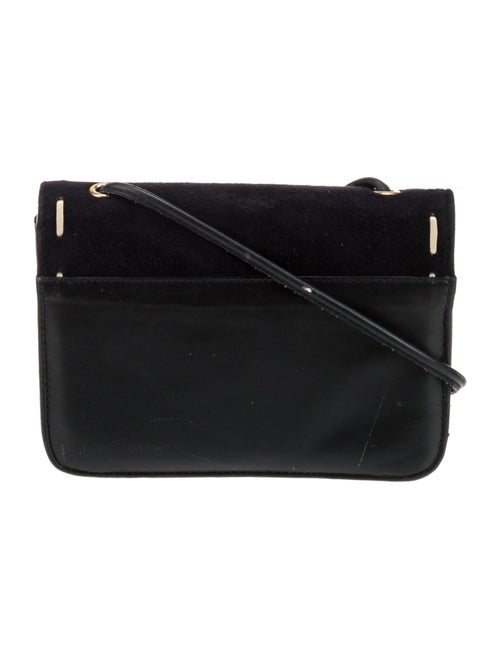 Donald Pliner Leather Messenger Bag