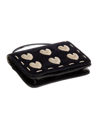 Donald Pliner Leather Messenger Bag