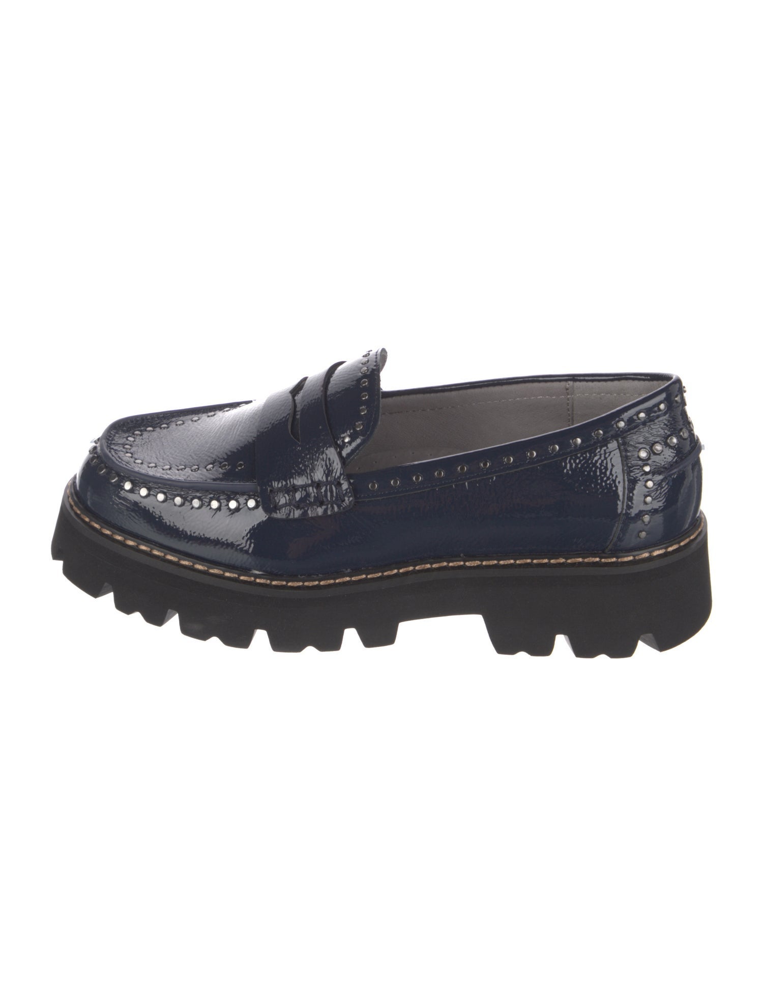 Donald Pliner Patent Leather Loafers