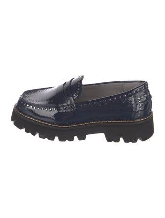 Donald Pliner Patent Leather Loafers