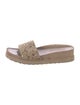 Donald Pliner Suede Slides