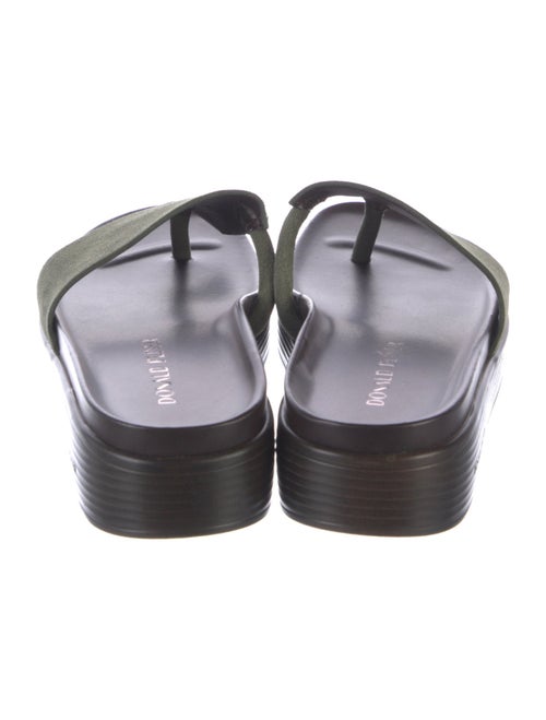 Donald Pliner Suede Slides