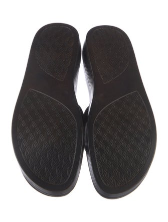 Donald Pliner Suede Slides