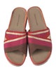 Donald Pliner Suede Printed Slides