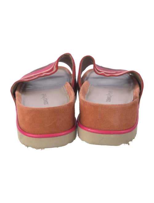 Donald Pliner Suede Printed Slides