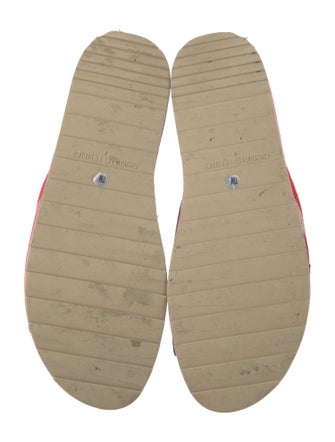 Donald Pliner Suede Printed Slides