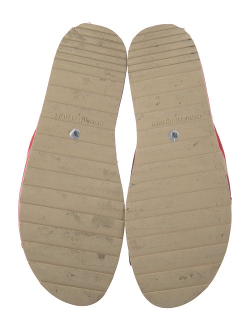 Donald Pliner Suede Printed Slides