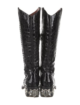 Donald Pliner Leather Riding Boots