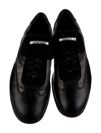 Donald Pliner Leather Trim Embellishment Sneakers