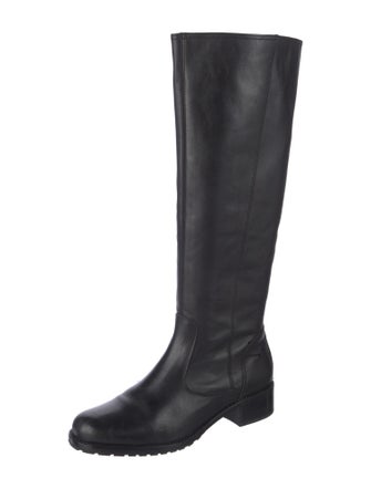 Donald Pliner Leather Riding Boots