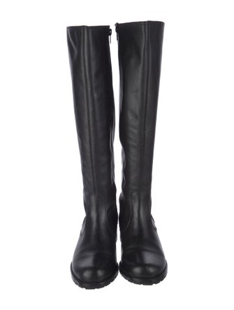 Donald Pliner Leather Riding Boots