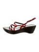 Donald Pliner Patent Leather Slingback Sandals