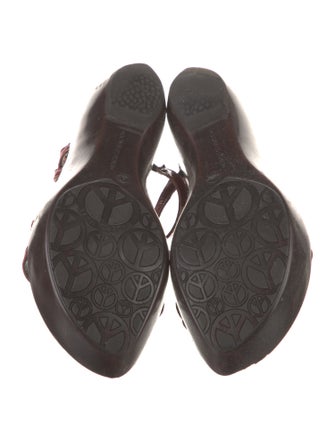 Donald Pliner Patent Leather Sandals