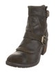 Donald Pliner Leather Moto Boots