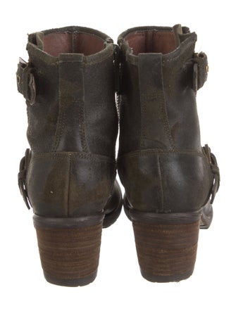 Donald Pliner Leather Moto Boots