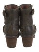 Donald Pliner Leather Moto Boots