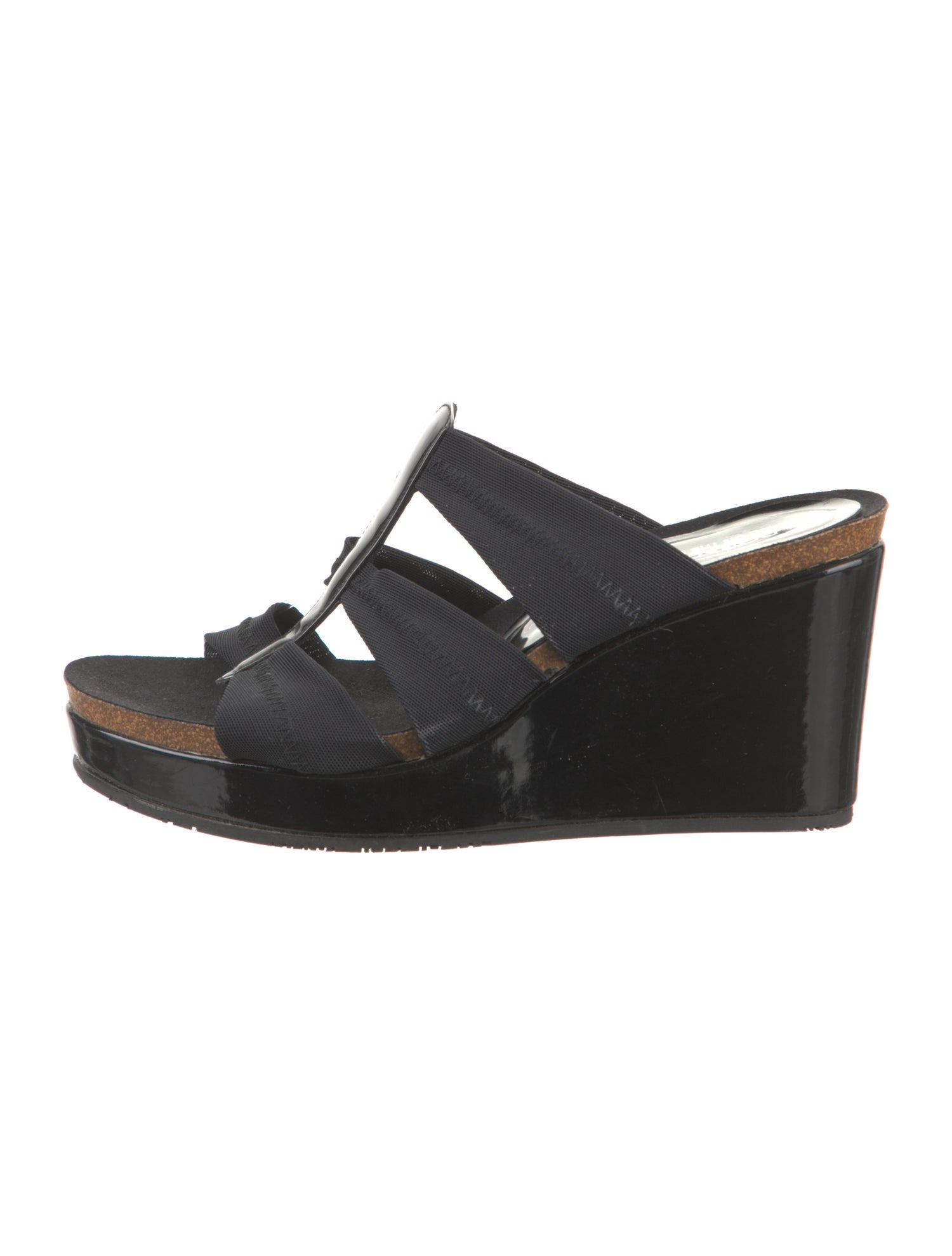 Donald Pliner Patent Leather T-Strap Sandals