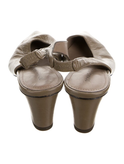 Donald Pliner Patent Leather Slingback Pumps