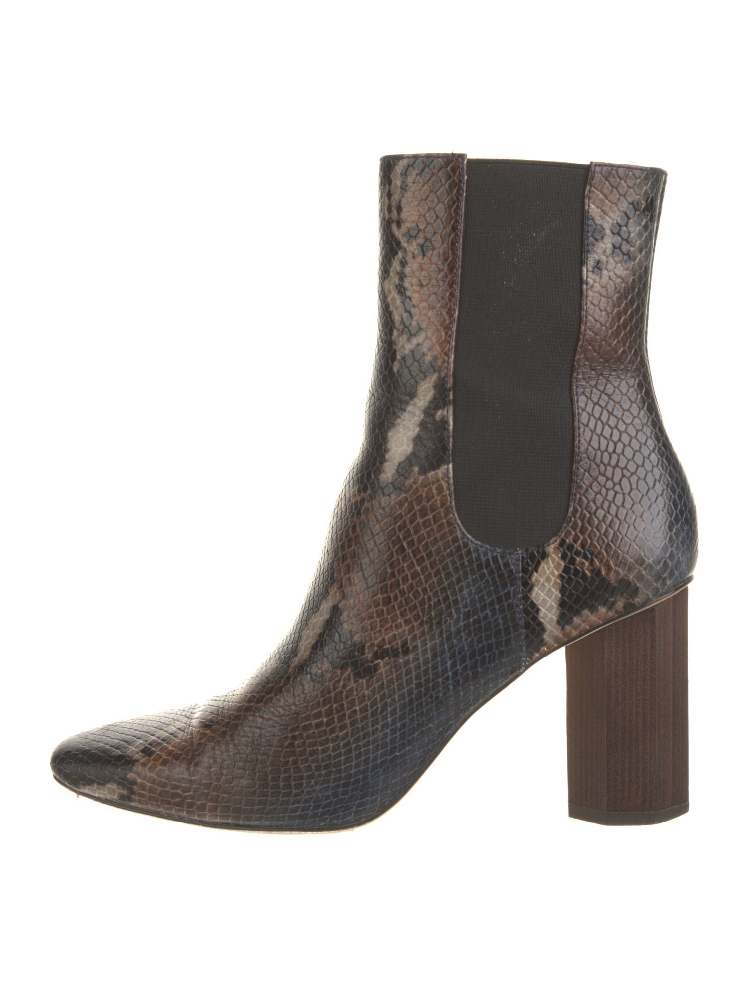 Donald Pliner Leather Animal Print Chelsea Boots