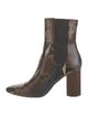Donald Pliner Leather Animal Print Chelsea Boots