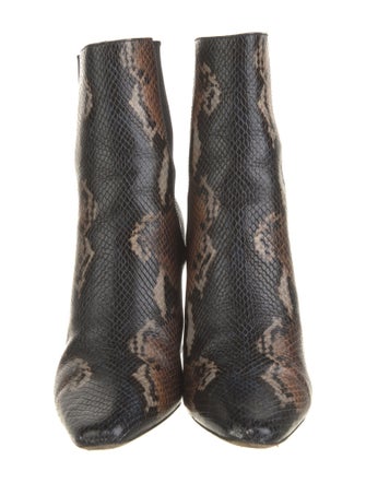 Donald Pliner Leather Animal Print Chelsea Boots