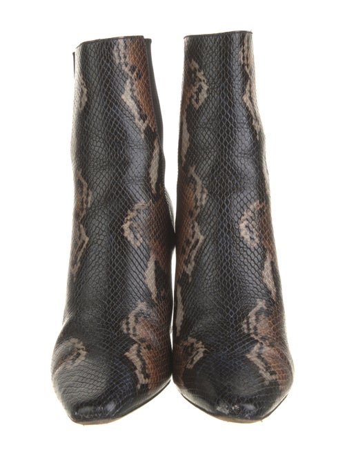 Donald Pliner Leather Animal Print Chelsea Boots