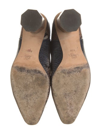 Donald Pliner Leather Animal Print Chelsea Boots