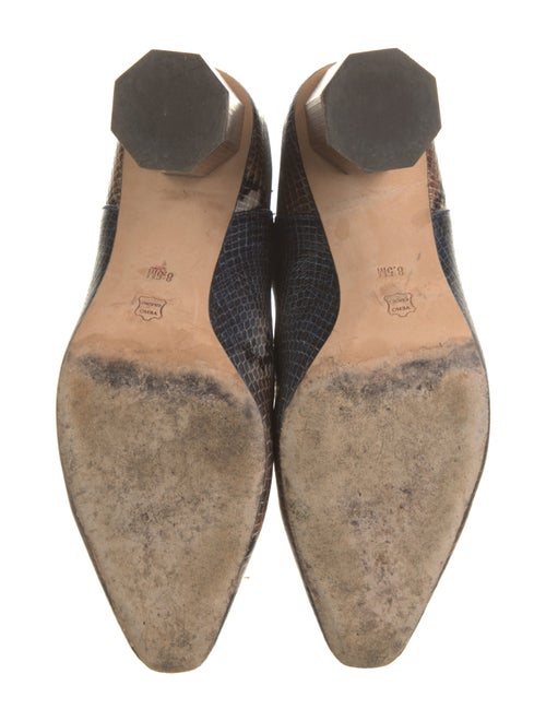 Donald Pliner Leather Animal Print Chelsea Boots