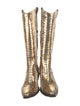 Donald Pliner Snakeskin Animal Print Western Boots