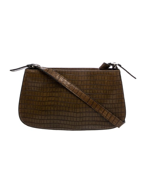 Donald Pliner Embossed Leather Shoulder Bag